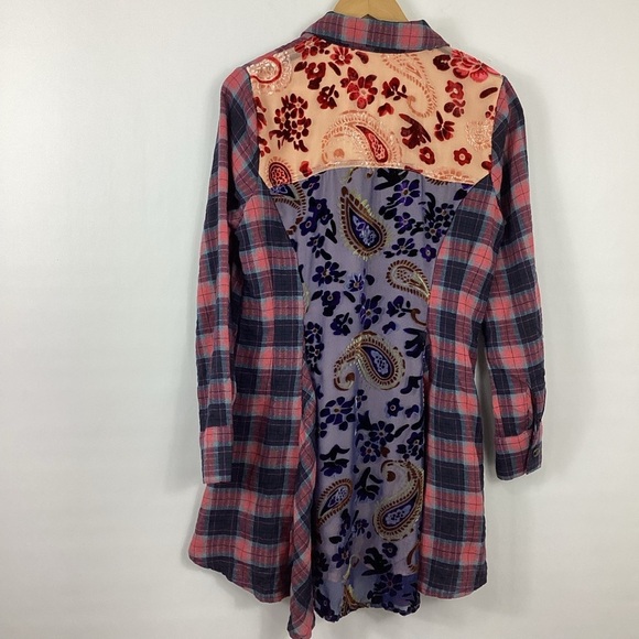 Soft Surroundings Kensington Flannel Top Size Medium - Picture 6 of 11